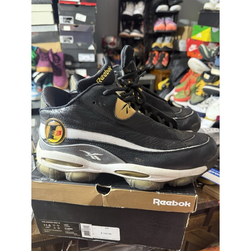Reebok The Answer DMX 10 Black in Box DS Size 11.5 Allen Iverson 2013 Release